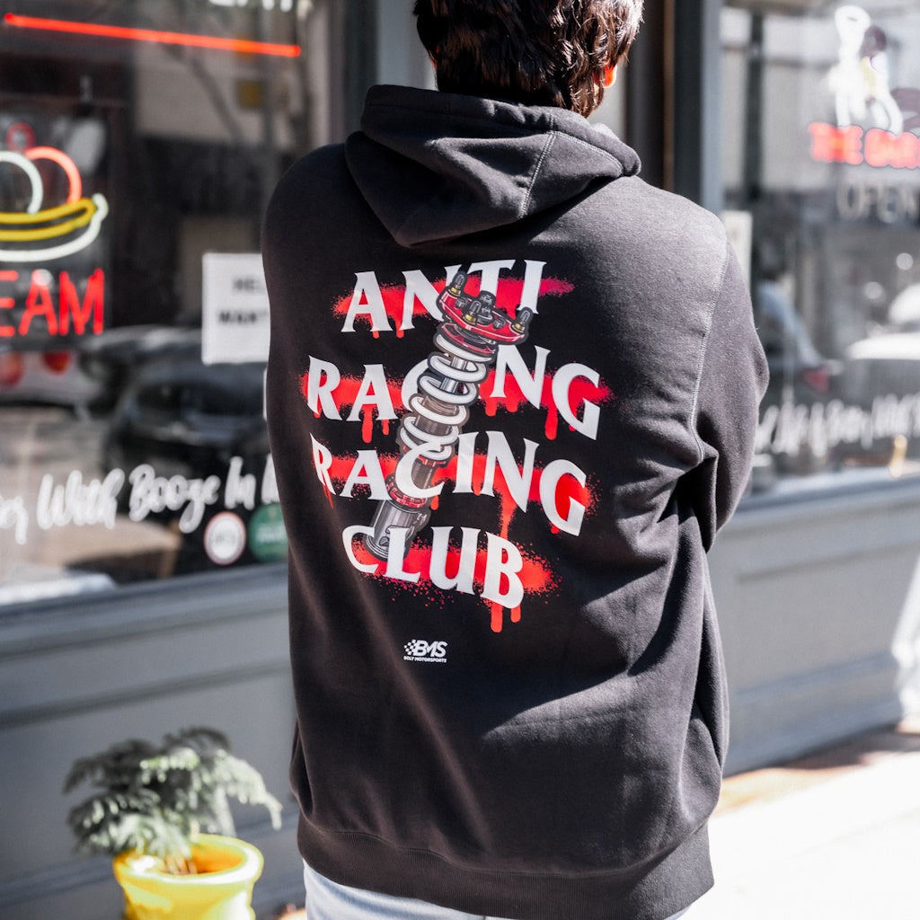 BOLTMotorsports Anti-Racing Racing Club Hoodie on BOLTMotorsports